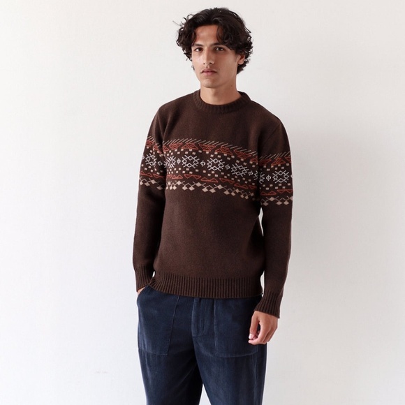 FAR AFIELD Uichi Knit Brown Multi